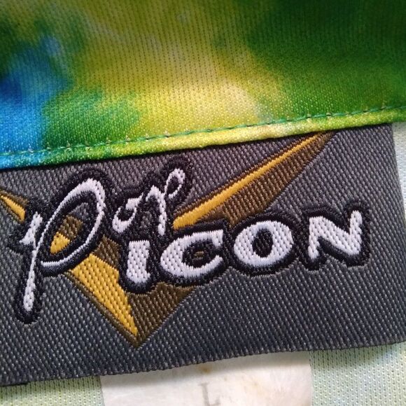 Vintage Pop Icon Trippy Psychedelic Tie Dye Polyester Disco Shirt - Picture 4 of 8